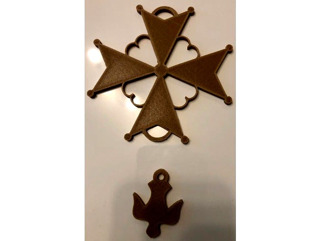 Croix Huguenote - Huguenot Cross by Davop