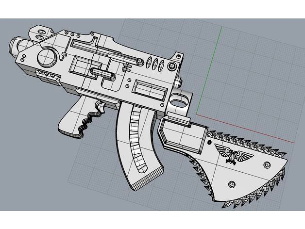 Rogue Trader Bolter MK01 by njary