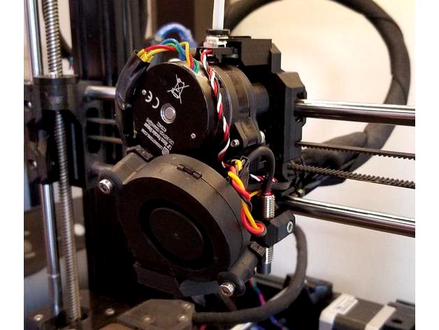 Compact Orbiter Extruder And Filament Sensor for Prusa MK3S/MMU2S and Mosquito Hotend by zcubed