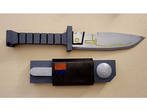 Hunter's Bad Batch Vibroblade Sheath by psessum