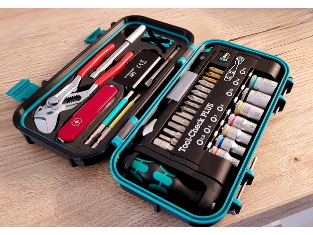 WERA EDC Tool Check Plus Box CASE Knipex Nitecore without logo by edmanderl