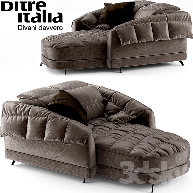 Armchair Dunn Soft Ditre Italia Design