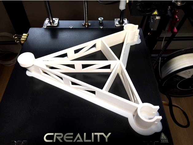 Ender 5 Pro Bed Support 3rd Fulcrum by 52barmaley