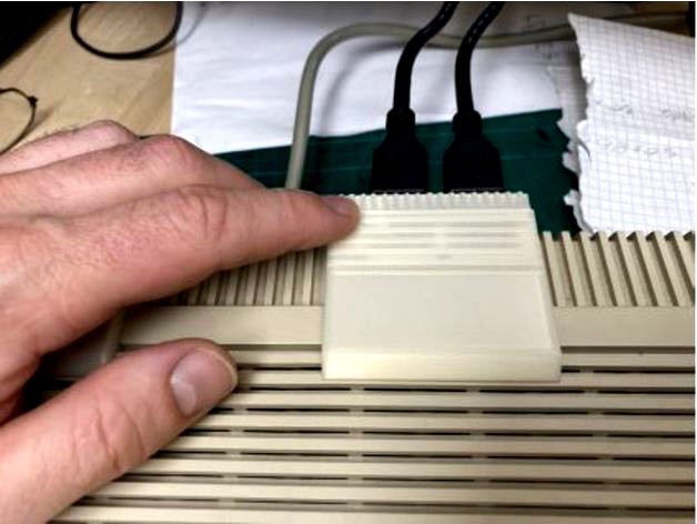 Dual HDMI housing for Amiga 500 by MoritzMultimedia