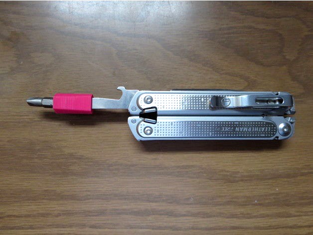 Leatherman FREE P2/P4 Hex 1/4" and 1/8" Socket Adapter by jesse