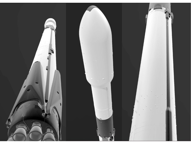 Falcon 9 - Block 5 High Detail (Designed for SLA) by JSchuhler