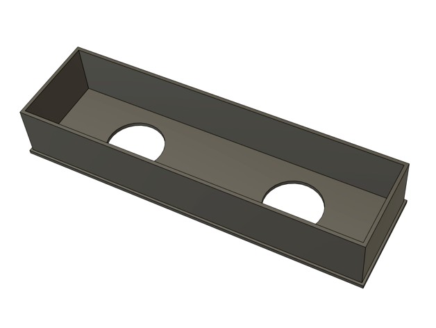1 DIN car stereo faceplate for 12v power sockets - Reverse Engineered in Fusion 360 For Further Modification by Blargedy