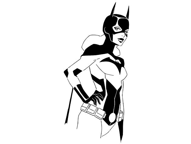 Batgirl stencil 8 by Longquang