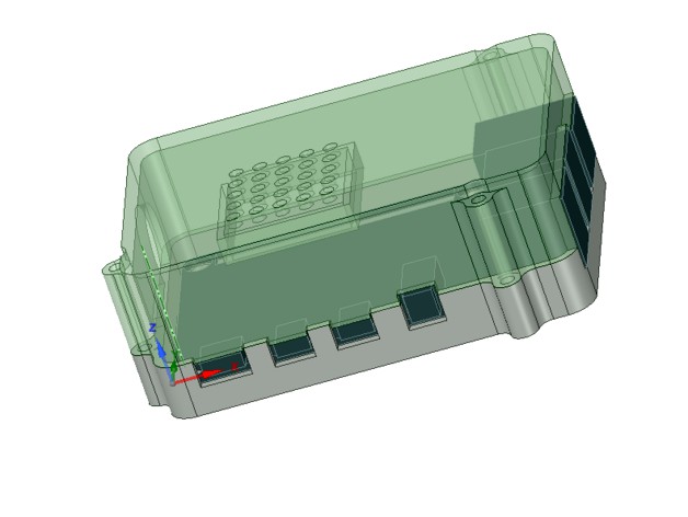 Raspberry Pi 4 Case with fan and Pi TV Hat by shavaj