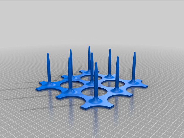 Thread spool holder for sewing (3x3 with square shaped elements) by theo2042