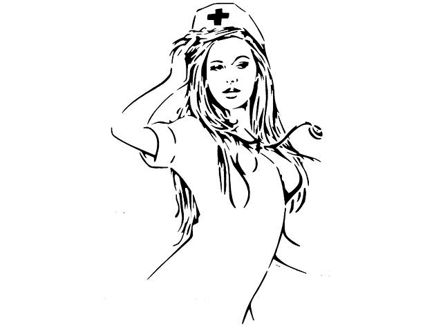 Nurse stencil 5 by Longquang