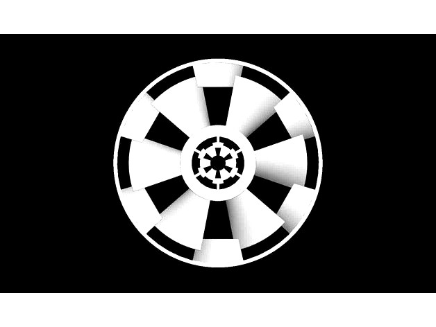 Star Wars - Imperial Fan - 120mm  by N10_Jaing