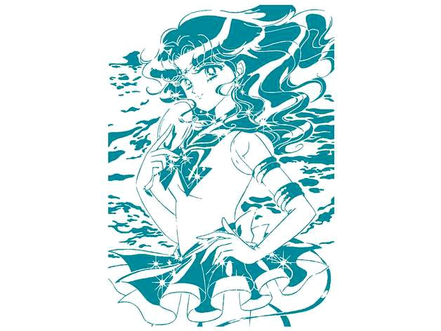 Sailor Neptune stencil by Longquang