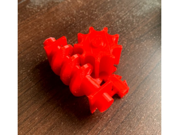 worm gear desk toy by coolc