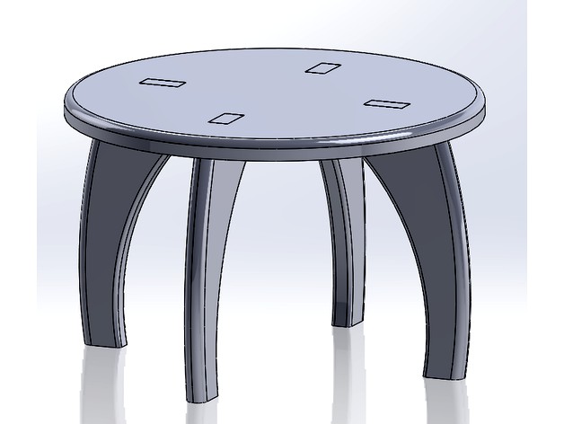 Woodchips Table by FaserMok