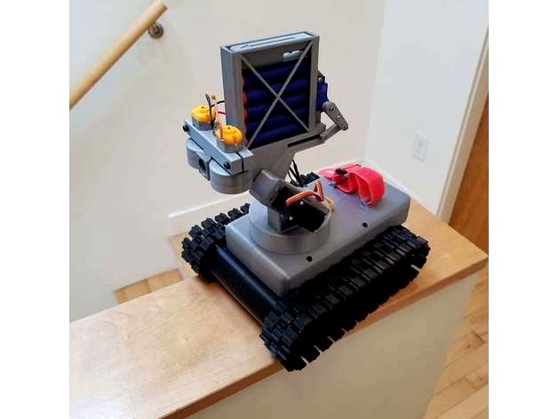 Nerf Turret - Modular Arduino Tank (M.A.T) by Elephant333