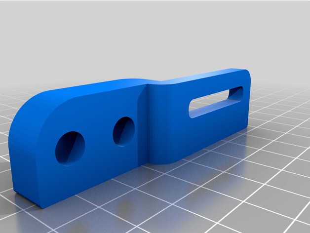 Bed Endstop (Rails) by nounoursamoi