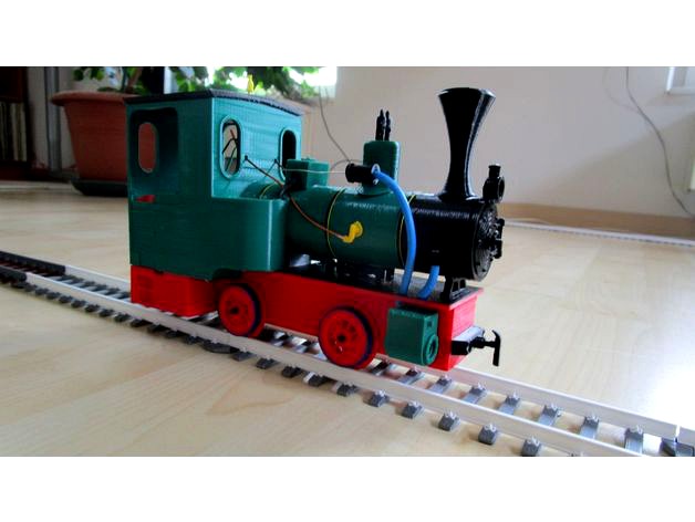Ohrenstein and Koppel 50 hp like locomotive for OS-Railway with wormwheel gear transmission by kokr