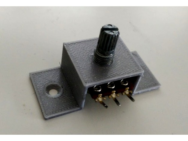 Simple Potentiometer (Poti) Holder by Gecko089