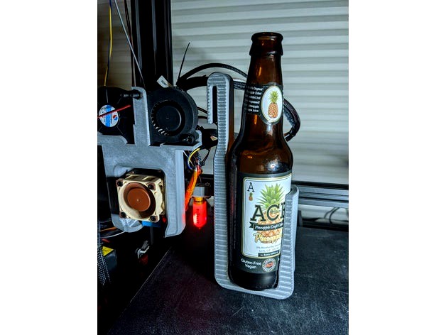 Beer Bottle Holster by erudioCAD