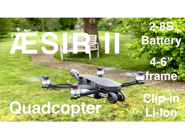 AESIR II - 2S-8S Li-Ion Endurance Drone by etarfri-org