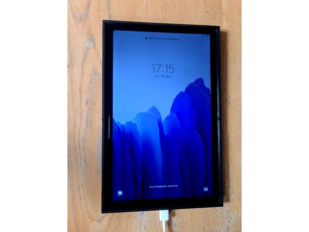 Samsung Galaxy Tab A7 WallMount Hochformat by Herby_III