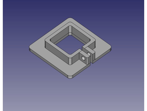 Square tube clamp 25x25mm by srdo82