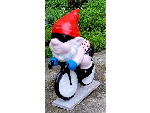 Dopey The UCI Bike Racing Gnome by RayTruant