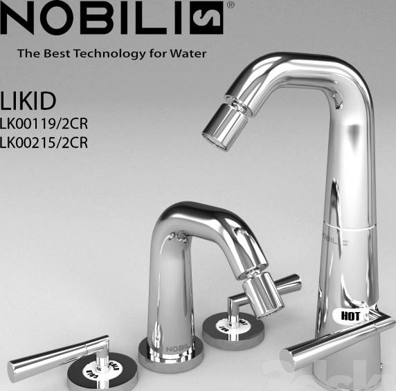 smesitelidlya bidet Nobili collection LIKID