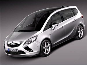 Opel Zafira Tourer 2012 3D Model