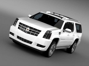 Cadillac Escalade 2013 ESV - 3D Car for Maya