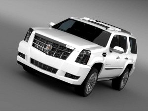 Cadillac Escalade 2013 Hybrid - 3D Car for Maya
