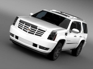 Cadillac Escalade Hybrid - 3D Car for Maya