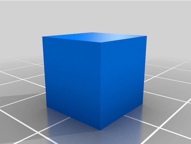 the cube 10 x 10 x 10 mm by 3dluca