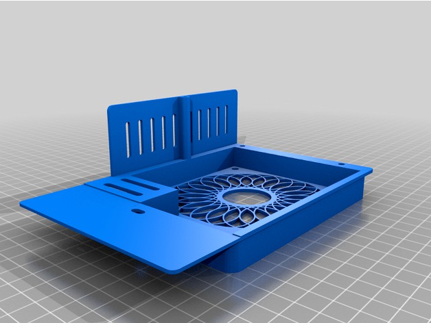 Voxelab Aquila 92mm fan motherboard cover by Cronicus