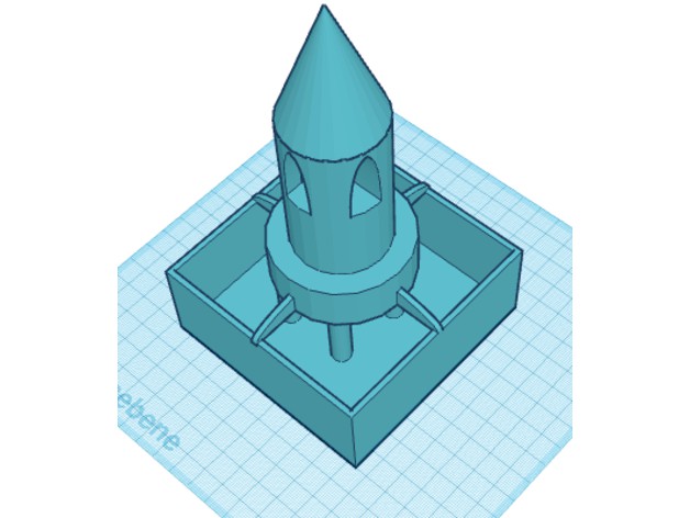 BURG für Wasser oder Pflanzen by DirksBastelbude