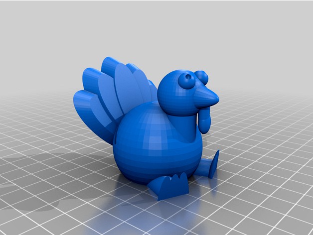 Turkey Placecard Holder by beamakerclub