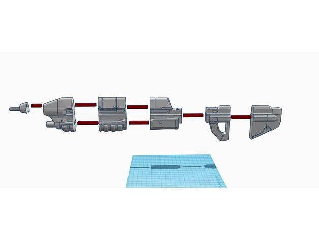 MA5C Individual Combat Weapon System (Modified) by ReadBeard2012