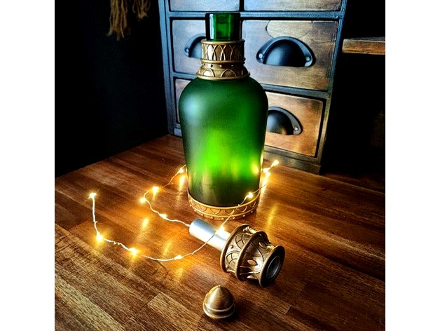 Turn a Rum Bottle into a lamp by KAGR3NAC
