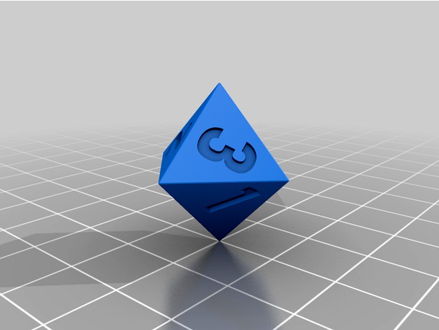 8 Sided die by Llamalord5