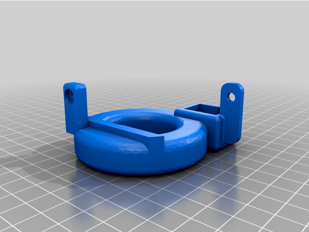 Biqu H2 Fanmount Anycubic Mega - Adjusted by soperskaft