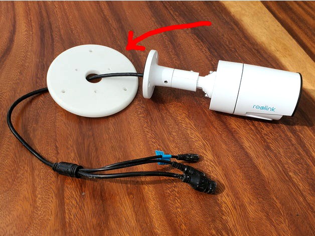Reolink Camera Flat Wall Mount by ryanblace