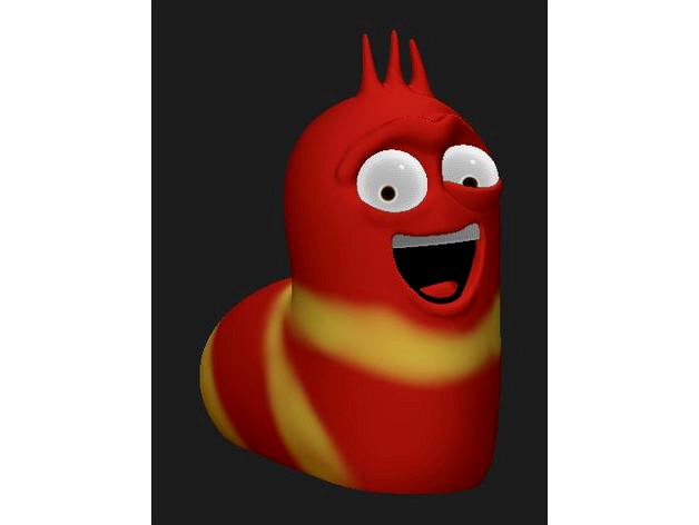 Red Larva by SpaceLord87