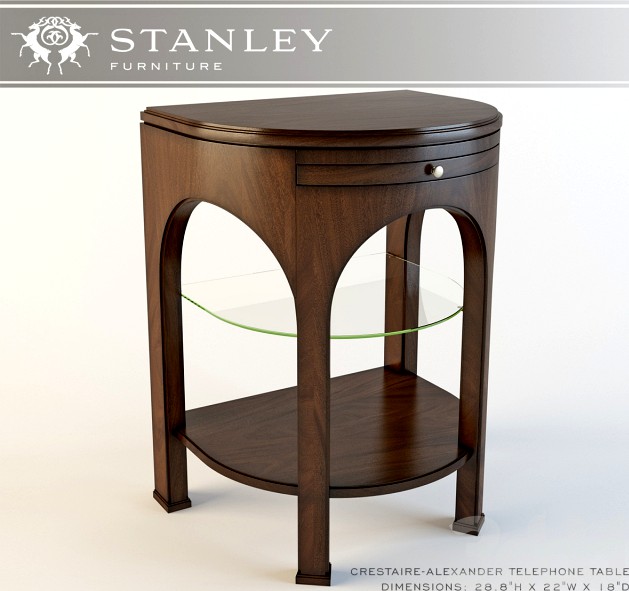 Stanley_Crestaire-Alexander Telephone Table