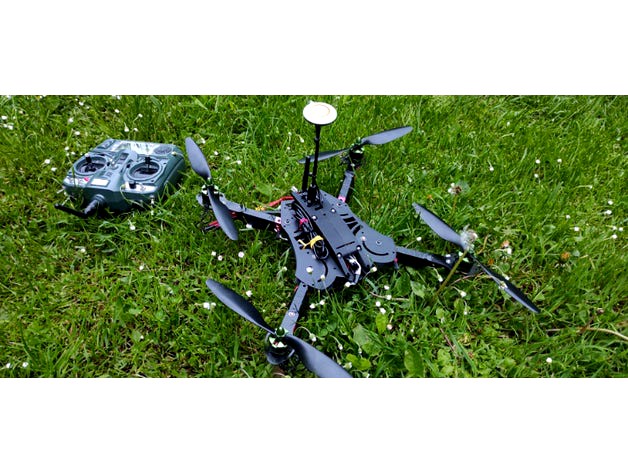 Foldable DJI Naza V2 drone by MOTIVECODEX