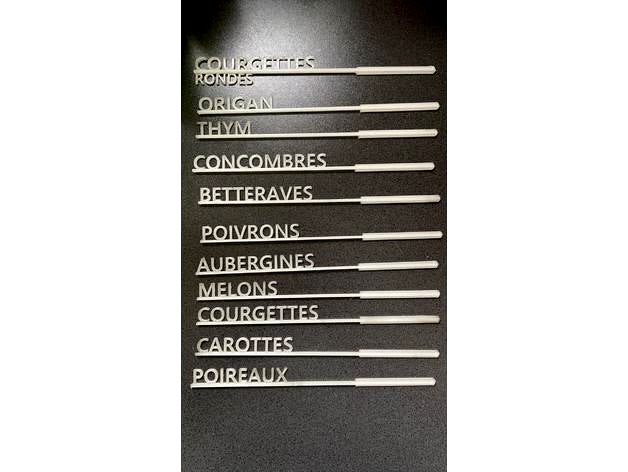 Etiquettes pour potager by fred2u