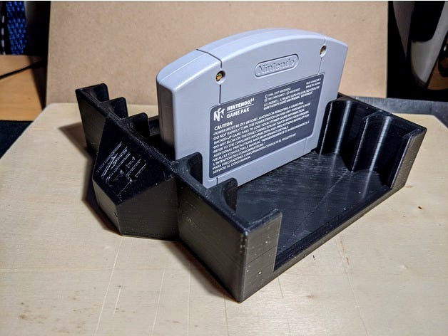 N64 Game cartridge storage by EZ_3D_Prints