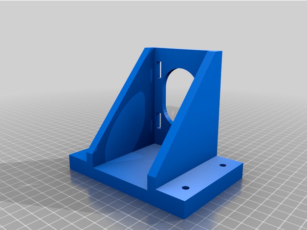 DIY CNC Motorhalter Y Achse Nema23 by BS3DSolution