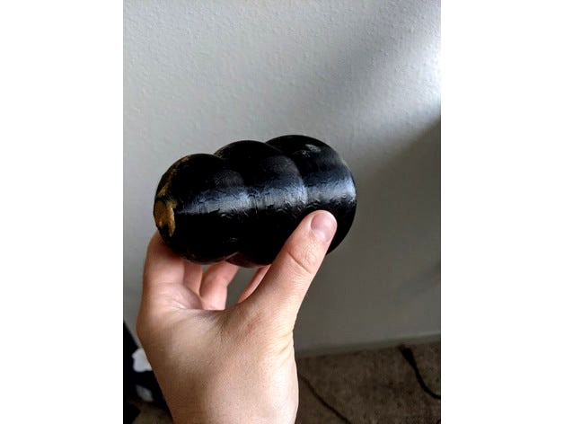 Stuffable Dog Chew Toy - No Supports - TPU by haxmudetz