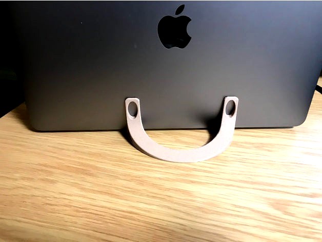 Macbook pro vertical stand (M1/2020) by cueichi 3d model